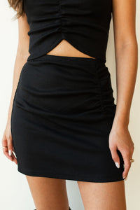 mode, luna mini skirt