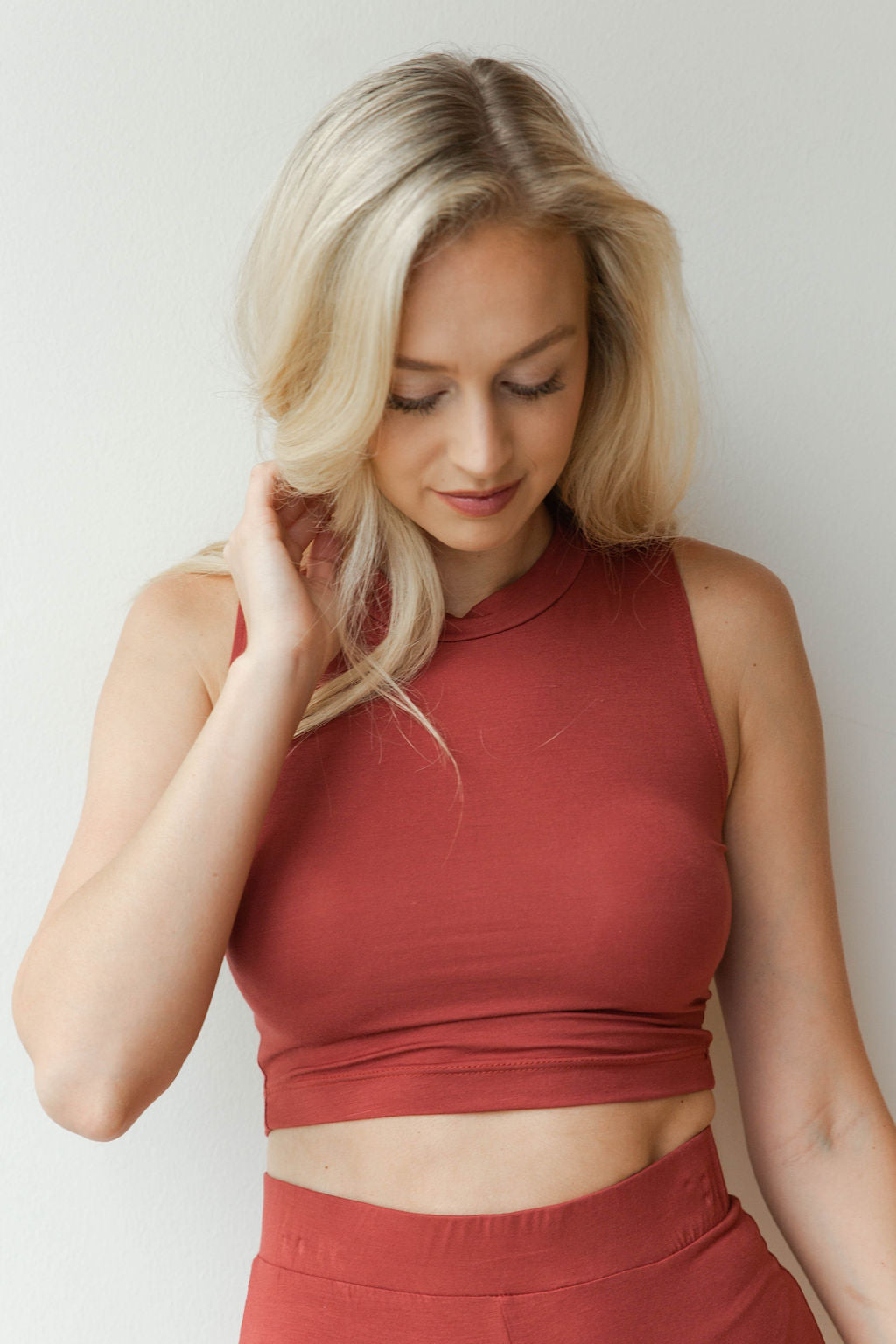 mode, work it out fitted crop