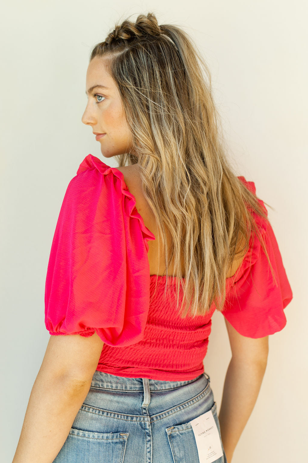 mode, iconic ruched top