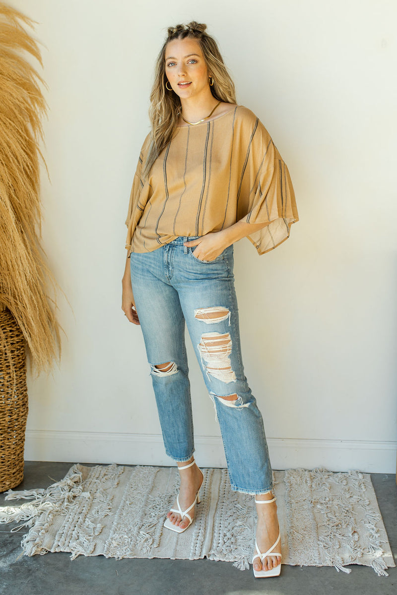 mode, soft florals blouse