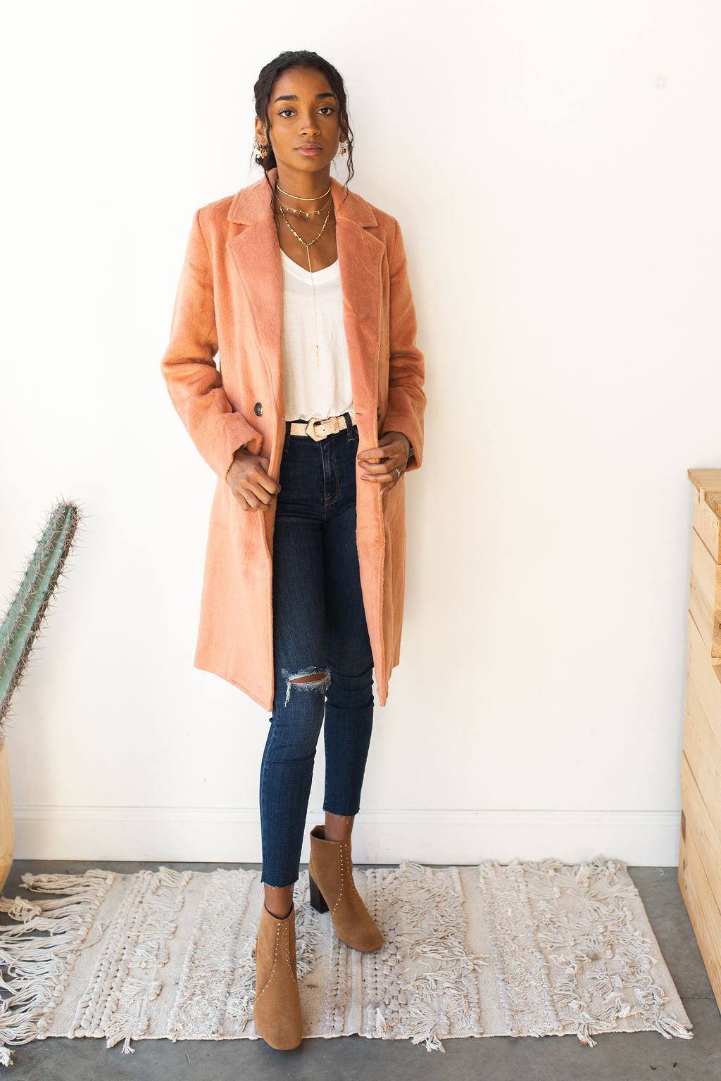 mode, sweet thing long jacket