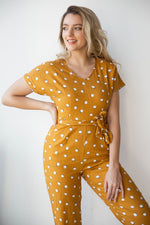 mode, dot to dot jumpsuit