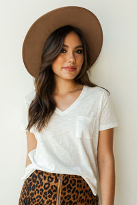 mode, crew pocket tee