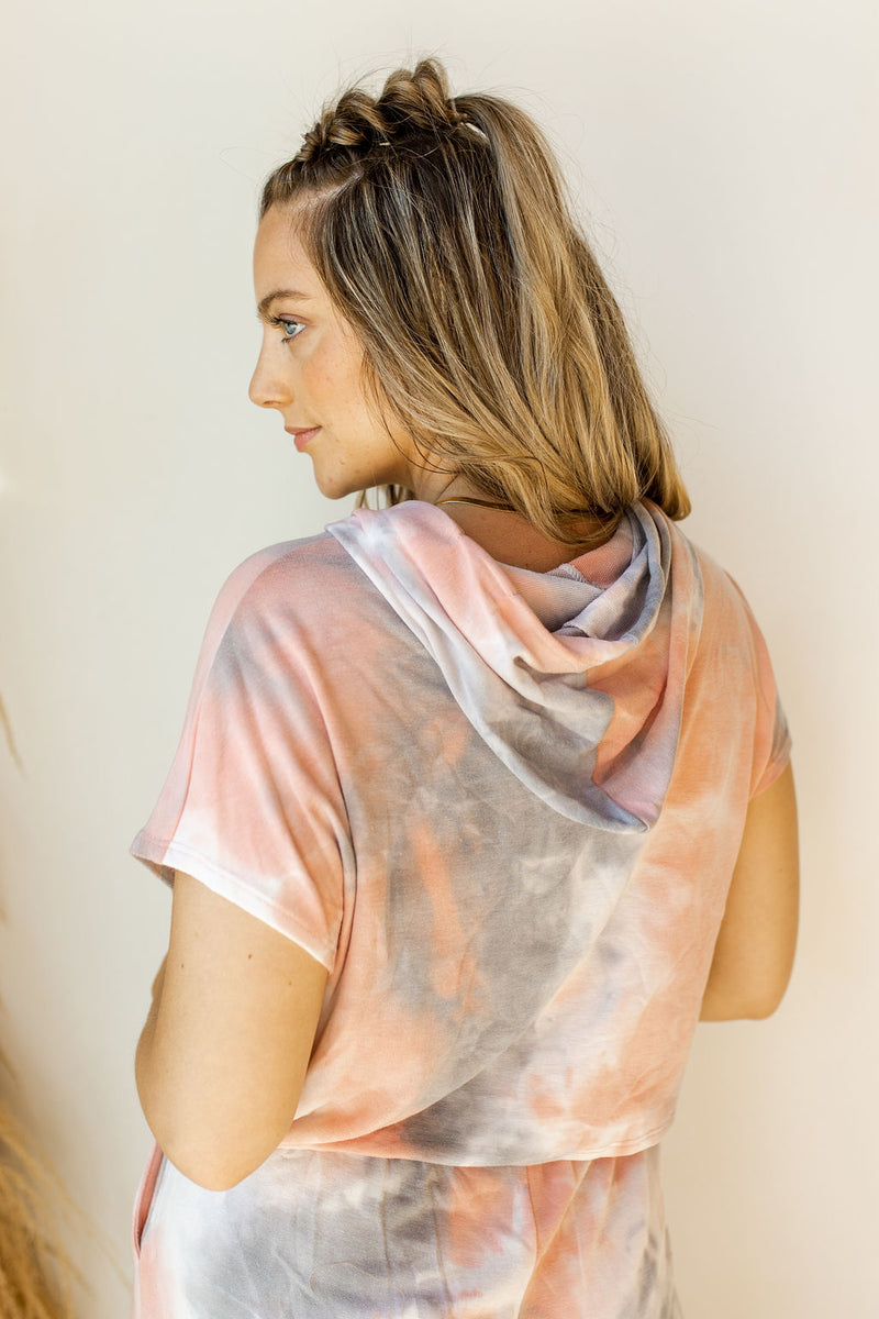 mode, sweets tie dye hoodie (set)