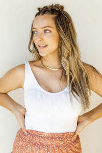 mode, solid rib cami