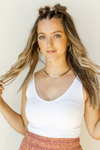 mode, solid rib cami