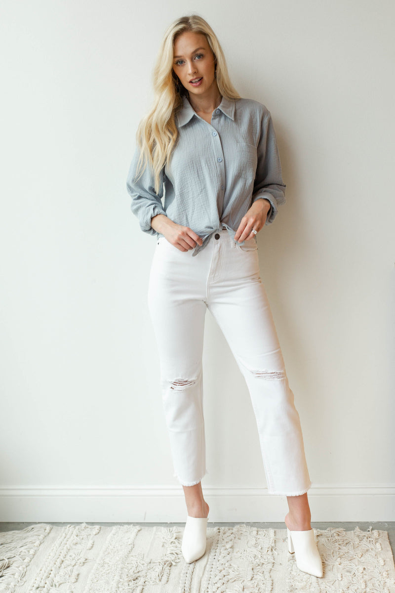 mode, islands tie front top