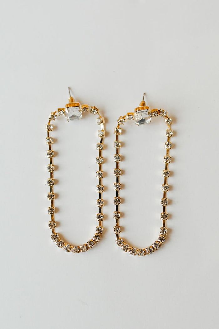 mode, round of sparkle earring