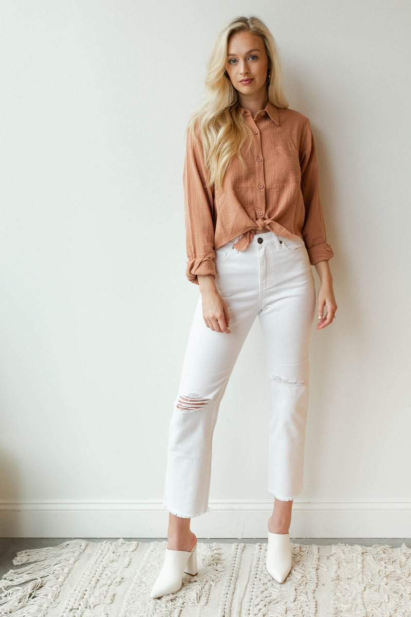 mode, islands tie front top