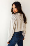 mode, shake the feeling crop sweatshirt