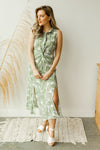 mode, Shady palm tree dress