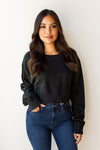 mode, shake the feeling crop sweatshirt