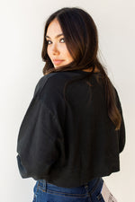 mode, shake the feeling crop sweatshirt