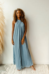 mode, ocean waters jumpsuit