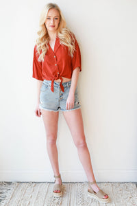 mode, easy collar top