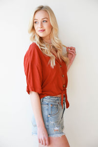 mode, easy collar top