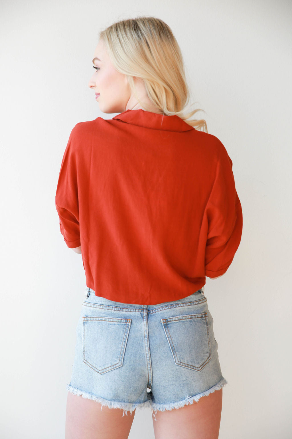 mode, easy collar top