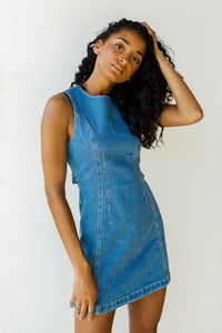 mode, the comeback denim dress