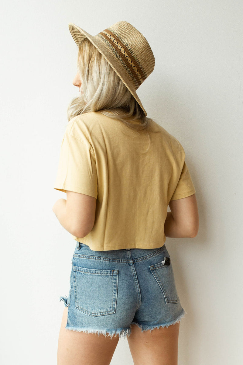 mode, take my hand crop tee