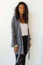 mode, knit kimono cardi
