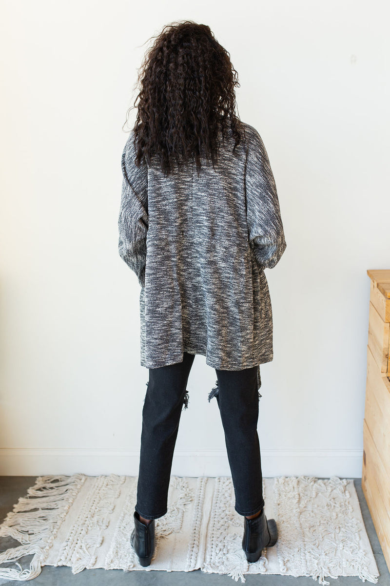 mode, knit kimono cardi