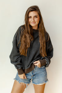 mode, twist + shout sweatshirt