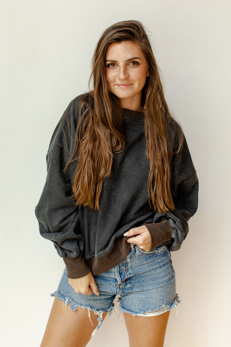 mode, twist + shout sweatshirt