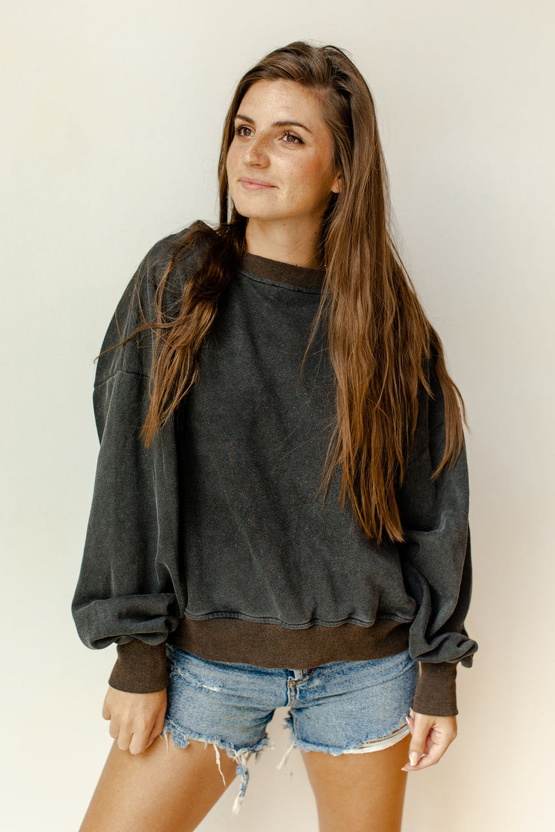 mode, twist + shout sweatshirt