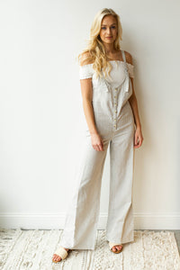 mode, fina overall woven jumper