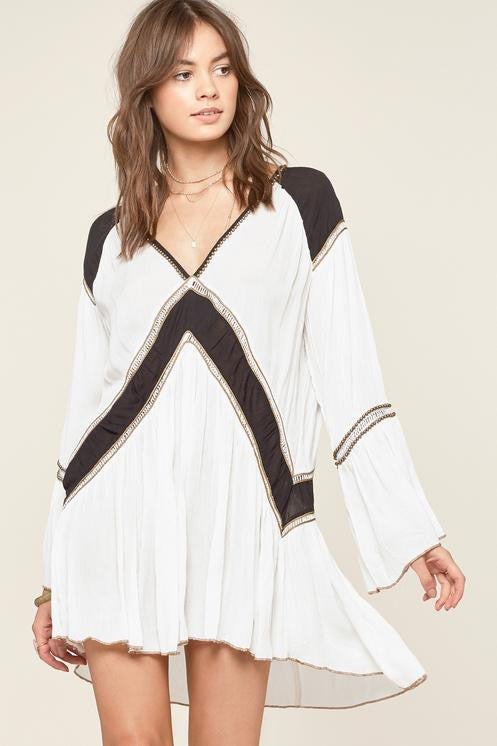 mode, topaz dress