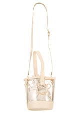mode, clear bucket bag