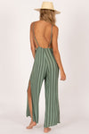 mode, golden hour woven jumpsuit