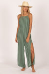 mode, golden hour woven jumpsuit
