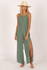 mode, golden hour woven jumpsuit