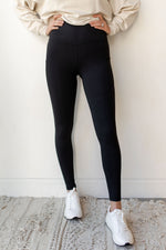 mode, highwaist essential leggings