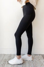 mode, highwaist essential leggings