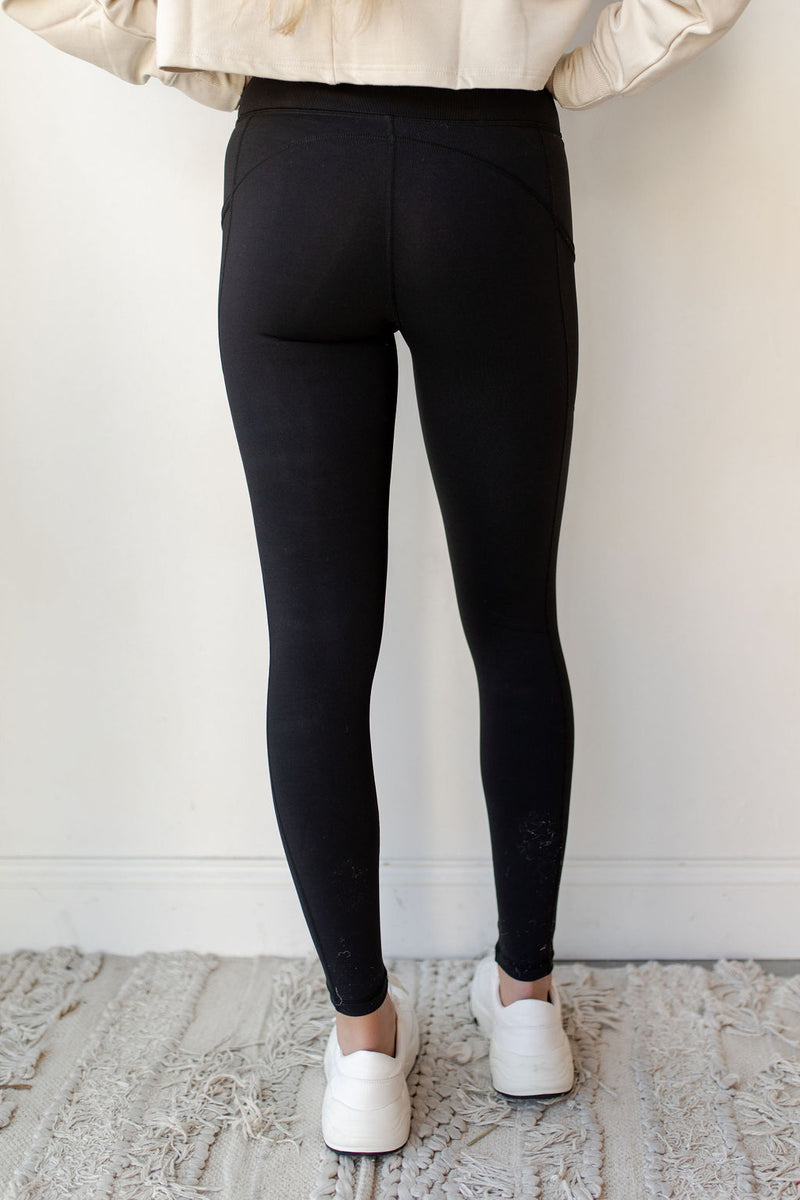 mode, highwaist essential leggings