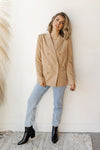 mode, sleek oversized blazer