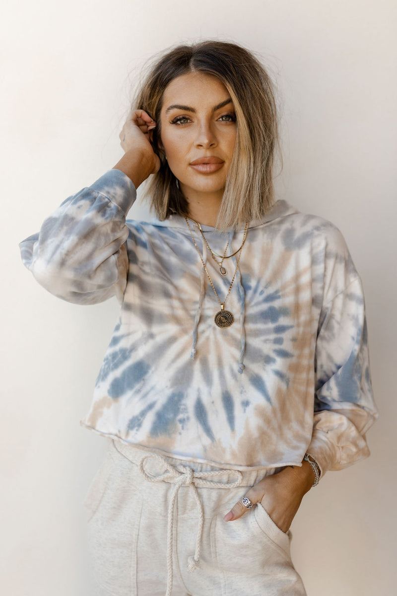mode, tie dye love hoodie