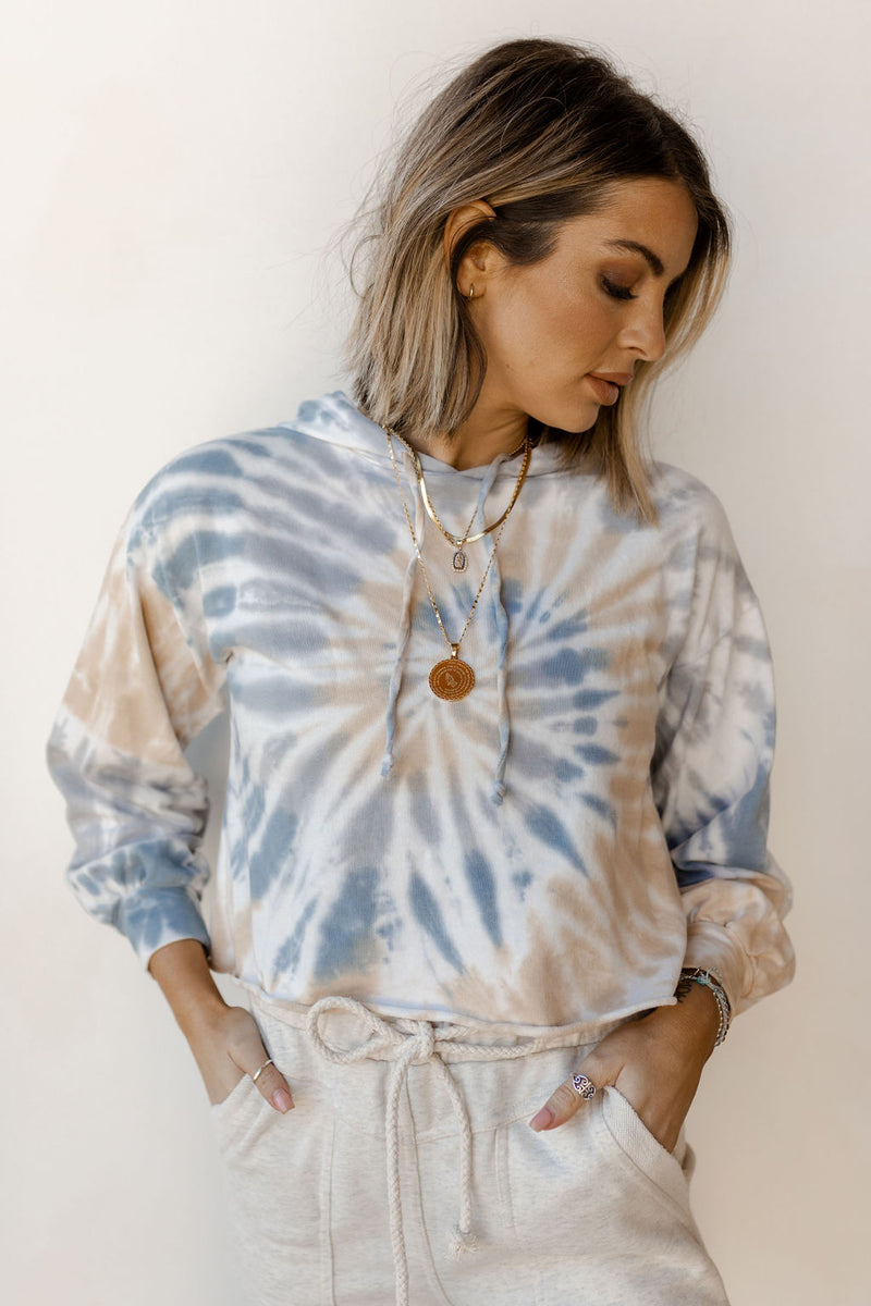 mode, tie dye love hoodie