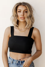mode, right now thick strap crop
