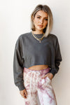 mode, in the raw cropped sweater