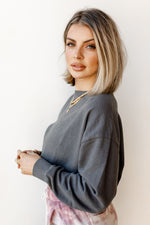 mode, in the raw cropped sweater