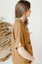 mode, oversized pockets camp shirt
