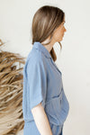 mode, oversized pockets camp shirt