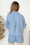 mode, oversized pockets camp shirt