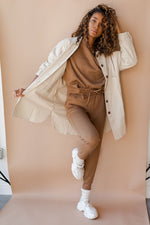 mode, working from home sweat set