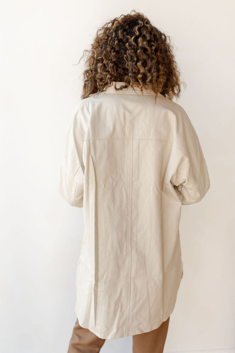 mode, Stacy oversized button down