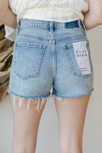 mode, troublemaker high rise shorts