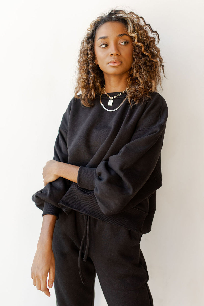 mode, working from home sweat set